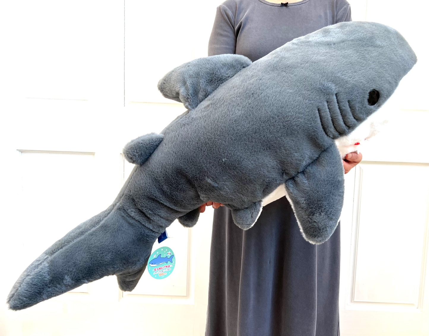 63443 JUMBO SHARK PLUSH-4