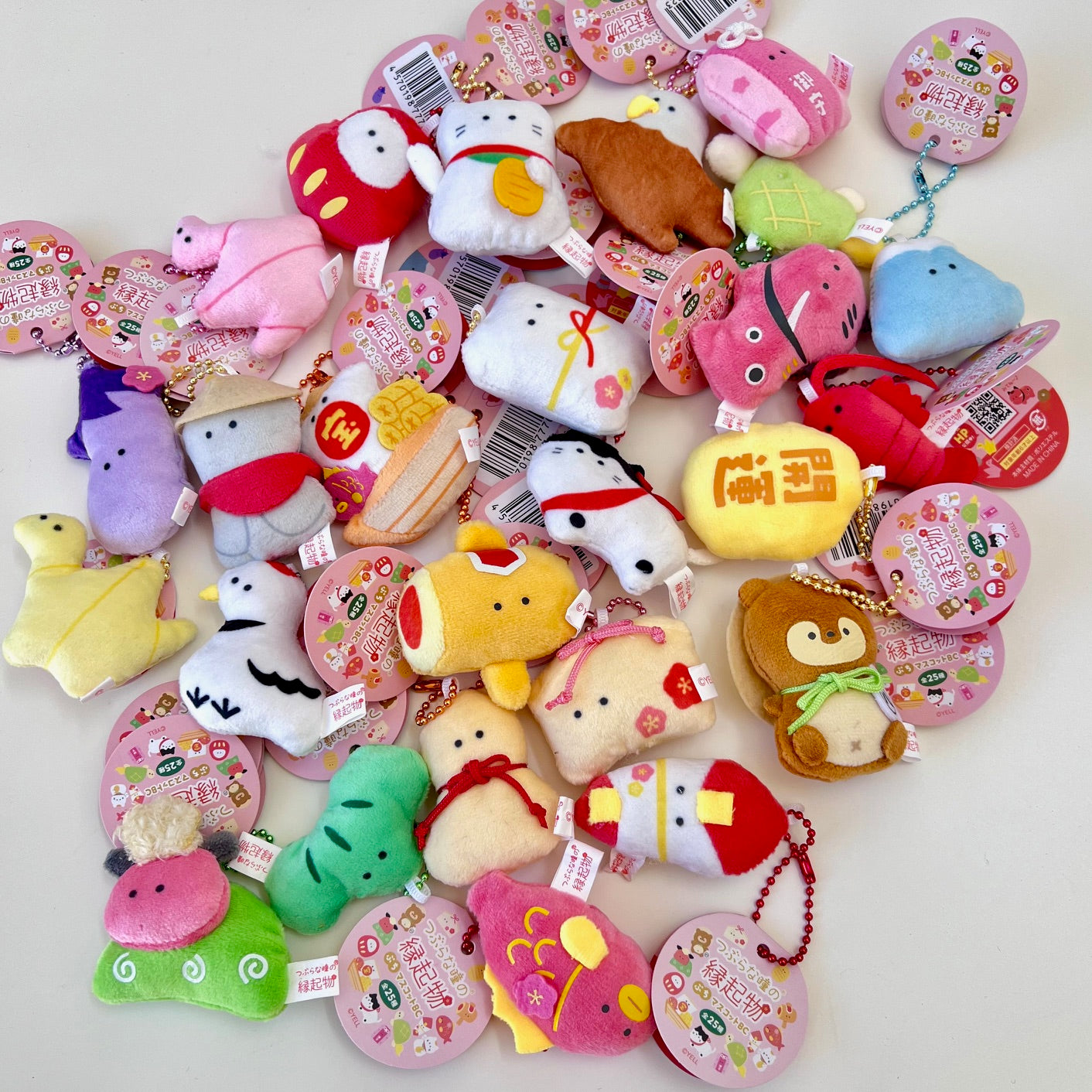 63500 JAPAN FESTIVAL LUCK PLUSH CHARMS-25