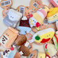 63503 ANIMALS COFFEE SHOP PLUSH CHARMS-25