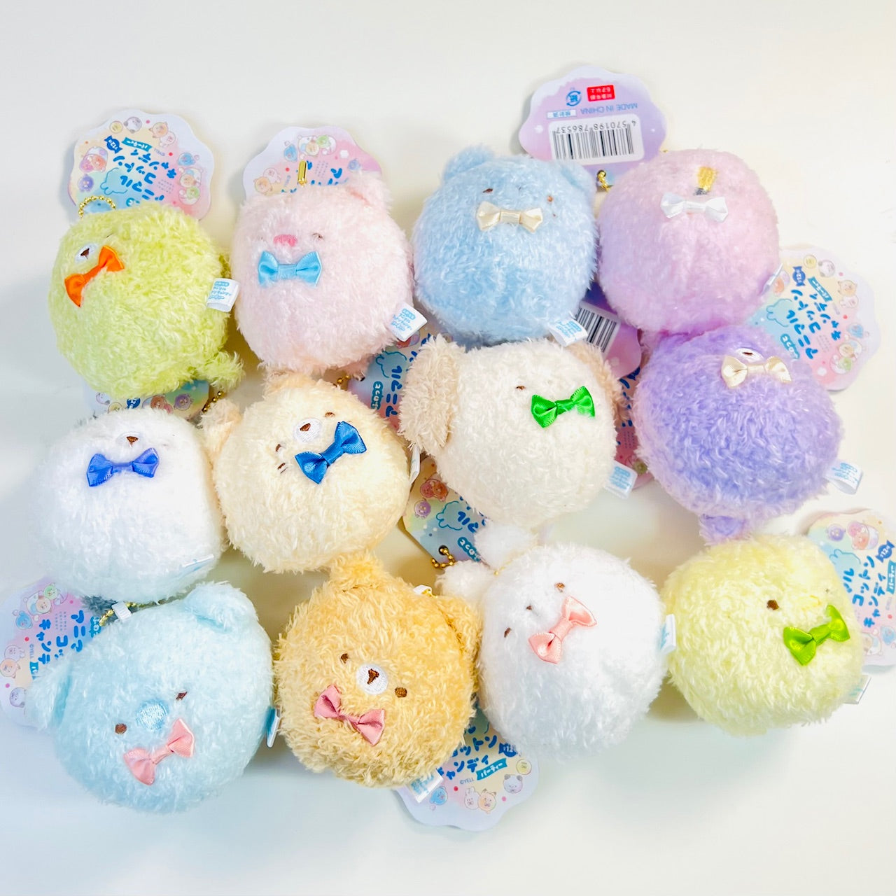 63528 Cotton Candy Animals Charm Plush-12