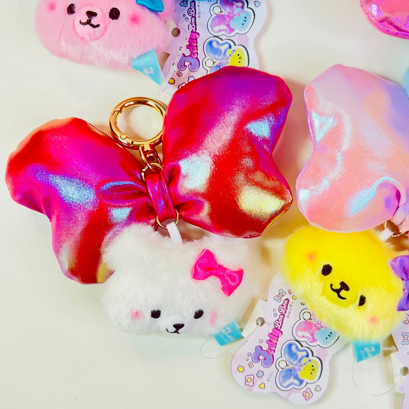 63531 Teddy BonBon Ribbon Charm Plush-5