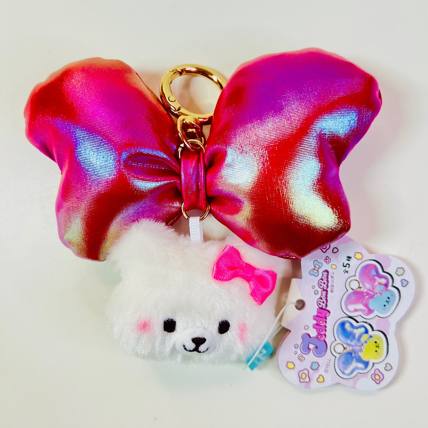 63531 Teddy BonBon Ribbon Charm Plush-5
