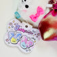 63531 Teddy BonBon Ribbon Charm Plush-5