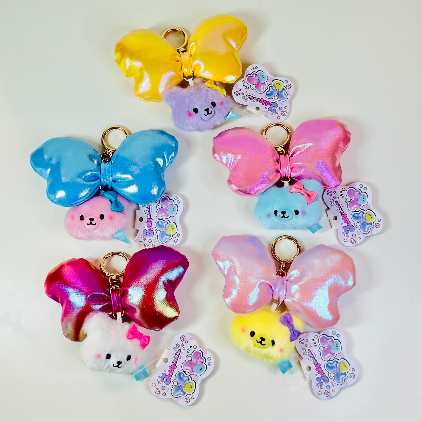 63531 Teddy BonBon Ribbon Charm Plush-5