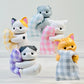 X 70456 Cats with Pillow Figurine Capsule-DISCONTINUED