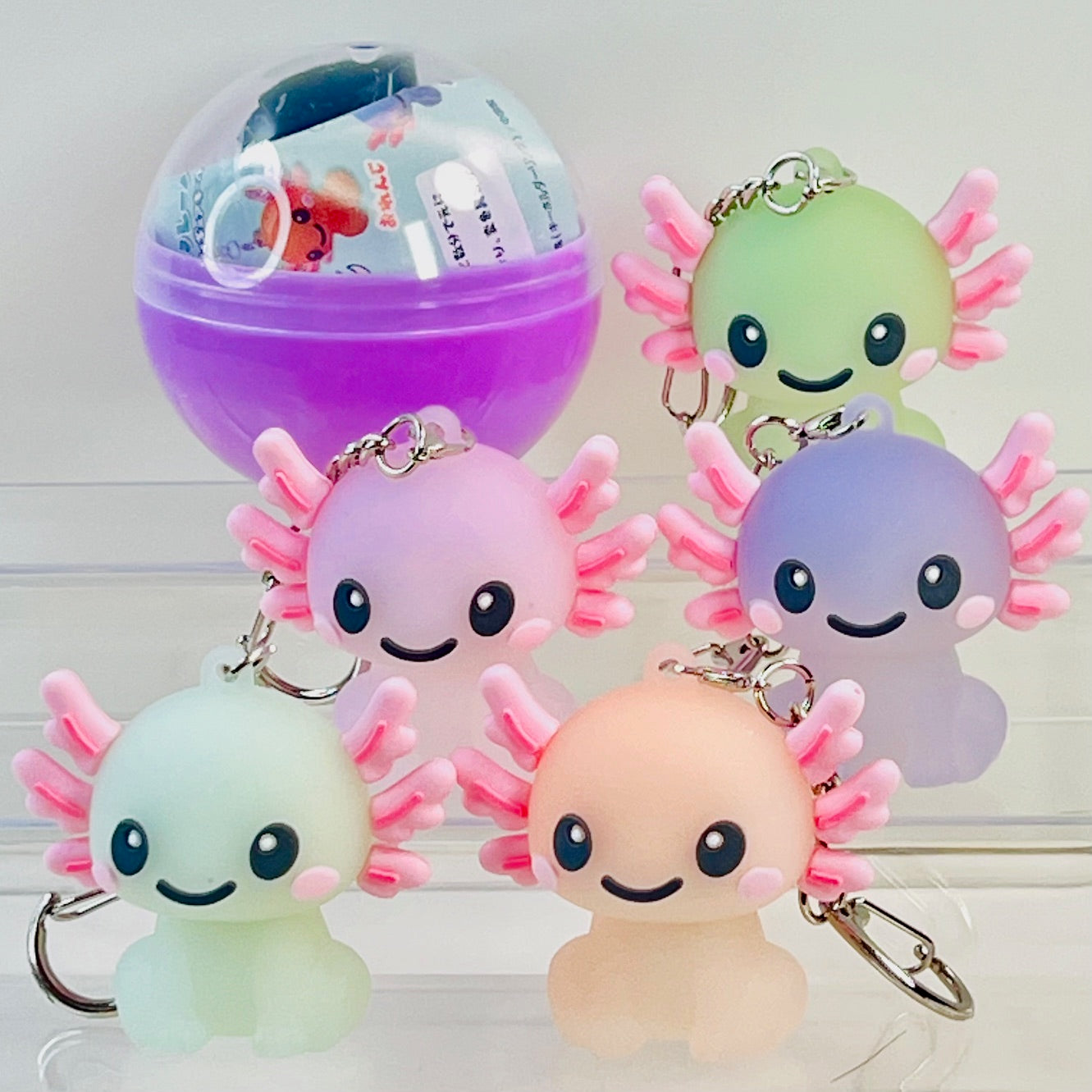 70464 Cute Axolotl Figurine Capsule-5