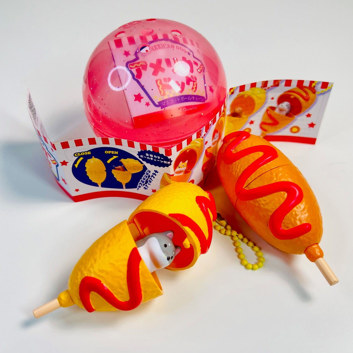 X 70474 Corndog Dogs Figurine Capsule-DISCONTINUED