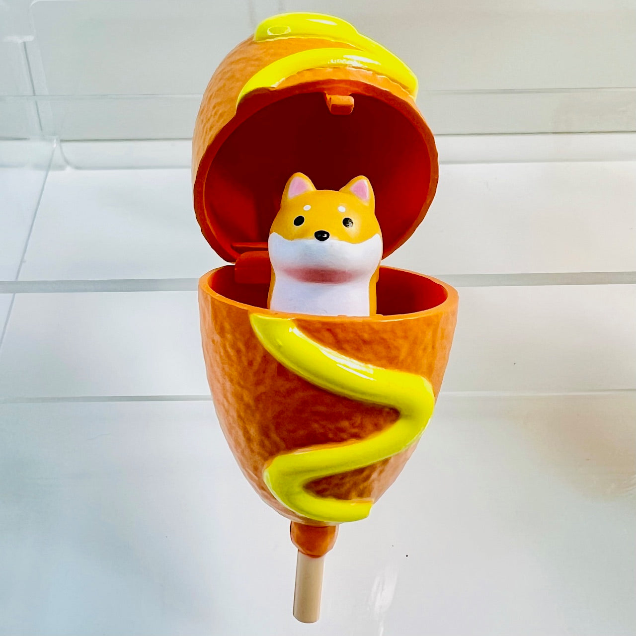 X 70474 Corndog Dogs Figurine Capsule-DISCONTINUED