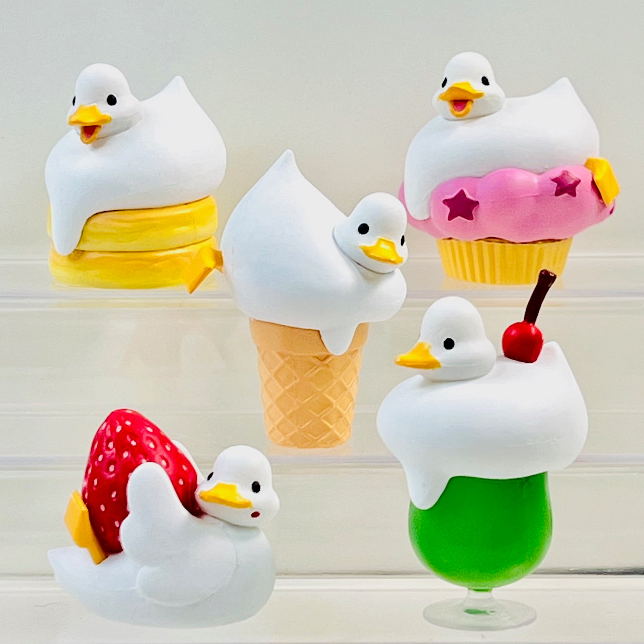 X 70475 Sweet Duck Dessert Figurine Capsule-DISCONTINUED