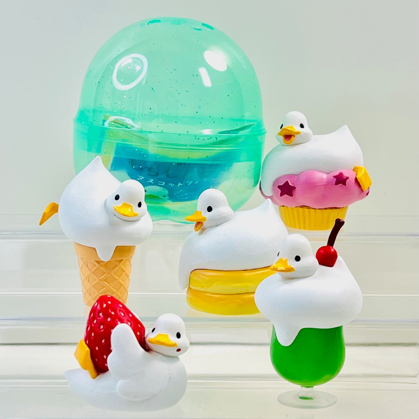 X 70475 Sweet Duck Dessert Figurine Capsule-DISCONTINUED