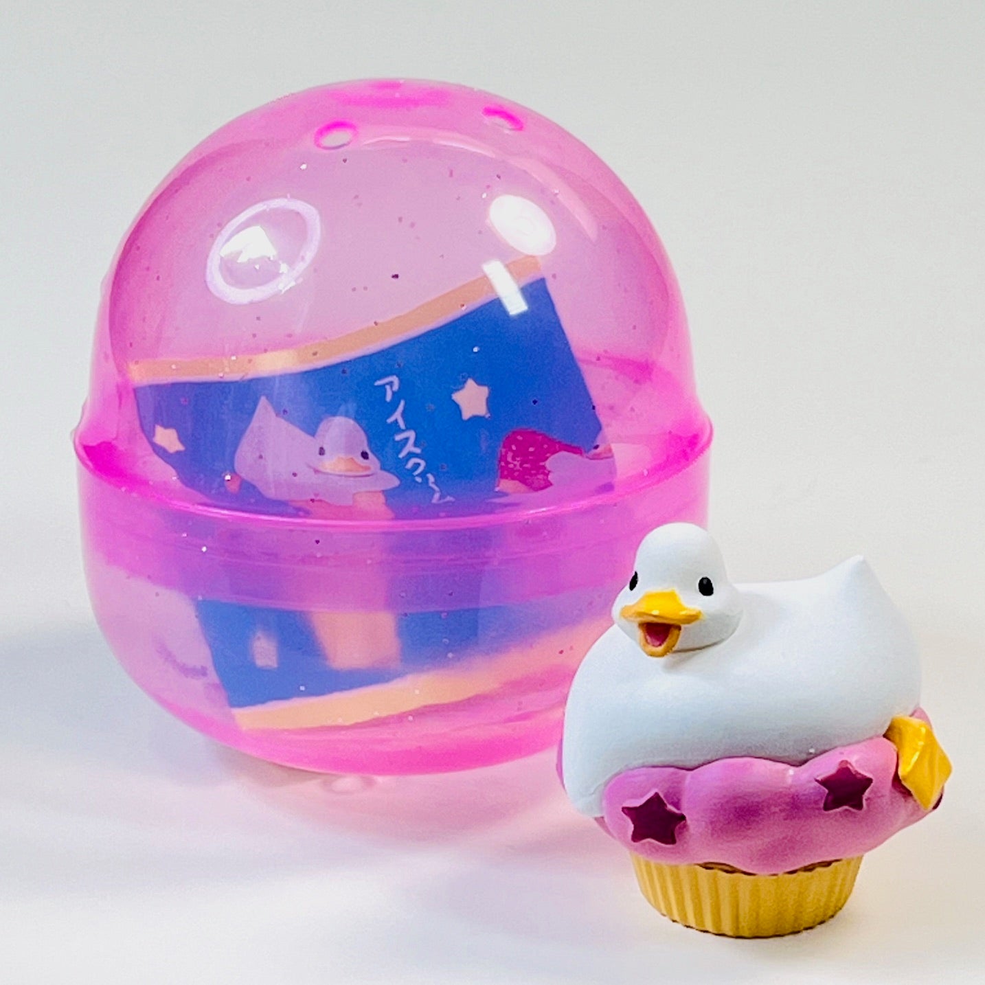 X 70475 Sweet Duck Dessert Figurine Capsule-DISCONTINUED