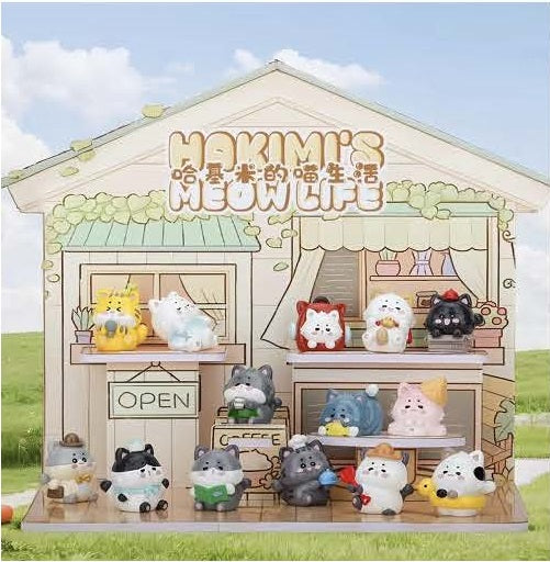 71019 KITTEN HAKIMI'S MEOW LIFE CAT FIGURINE BLIND BOX-12