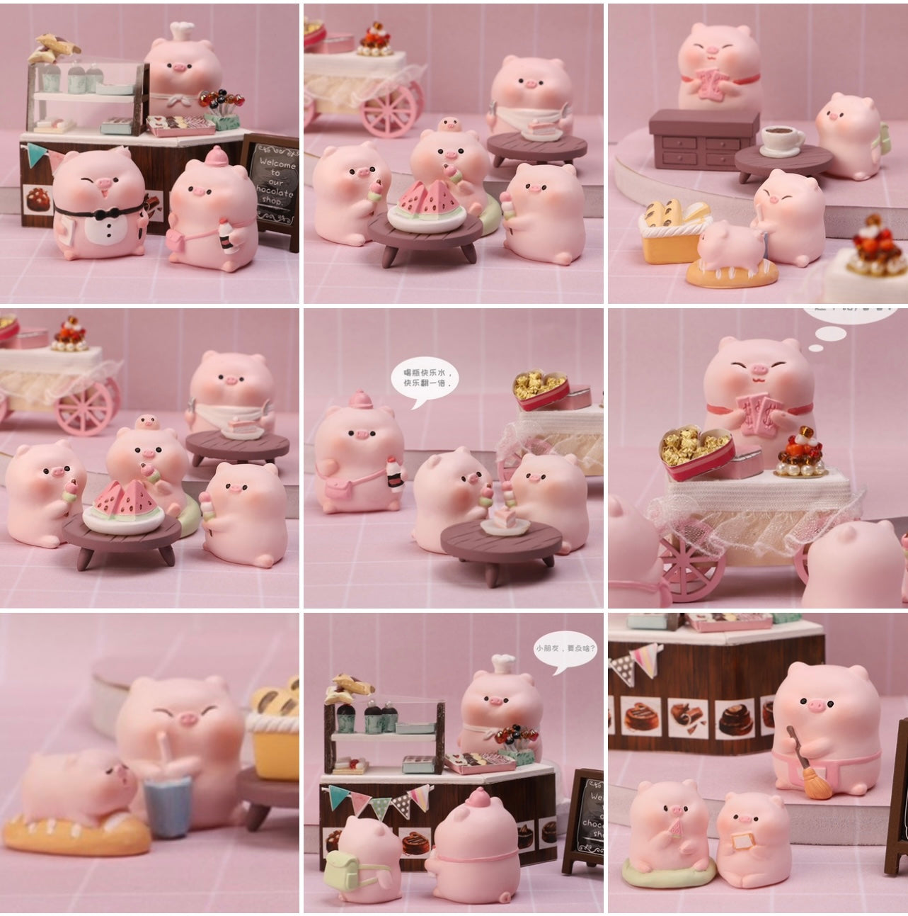 71037 Piggy Restaurant Blind Box-12