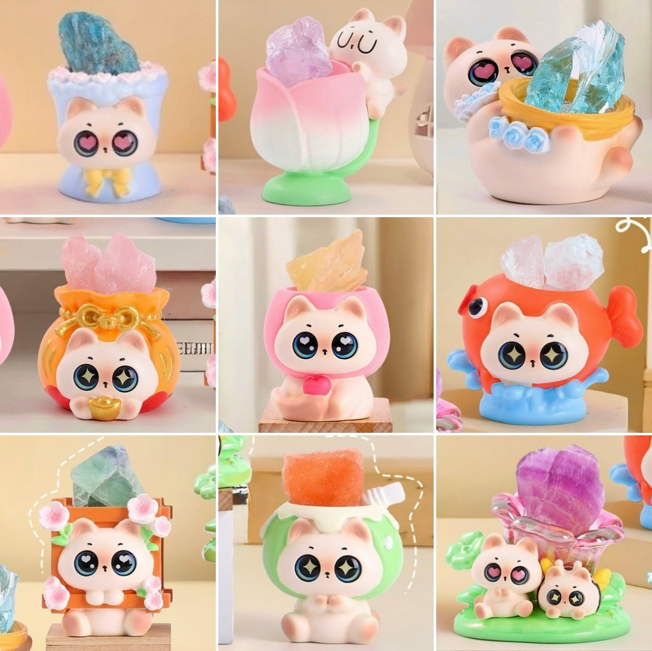 71267 Siamese Cat Crystal Blind Box-8