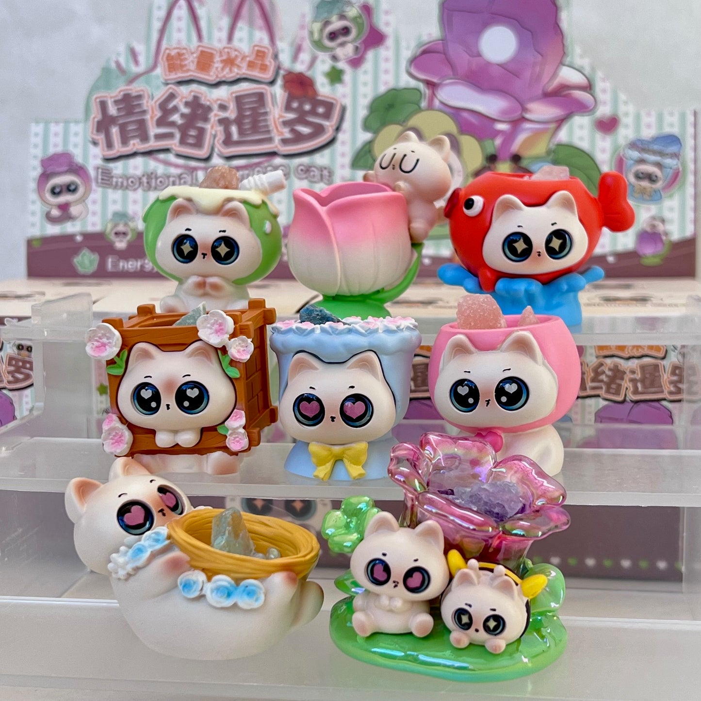 71267 Siamese Cat Crystal Blind Box-8