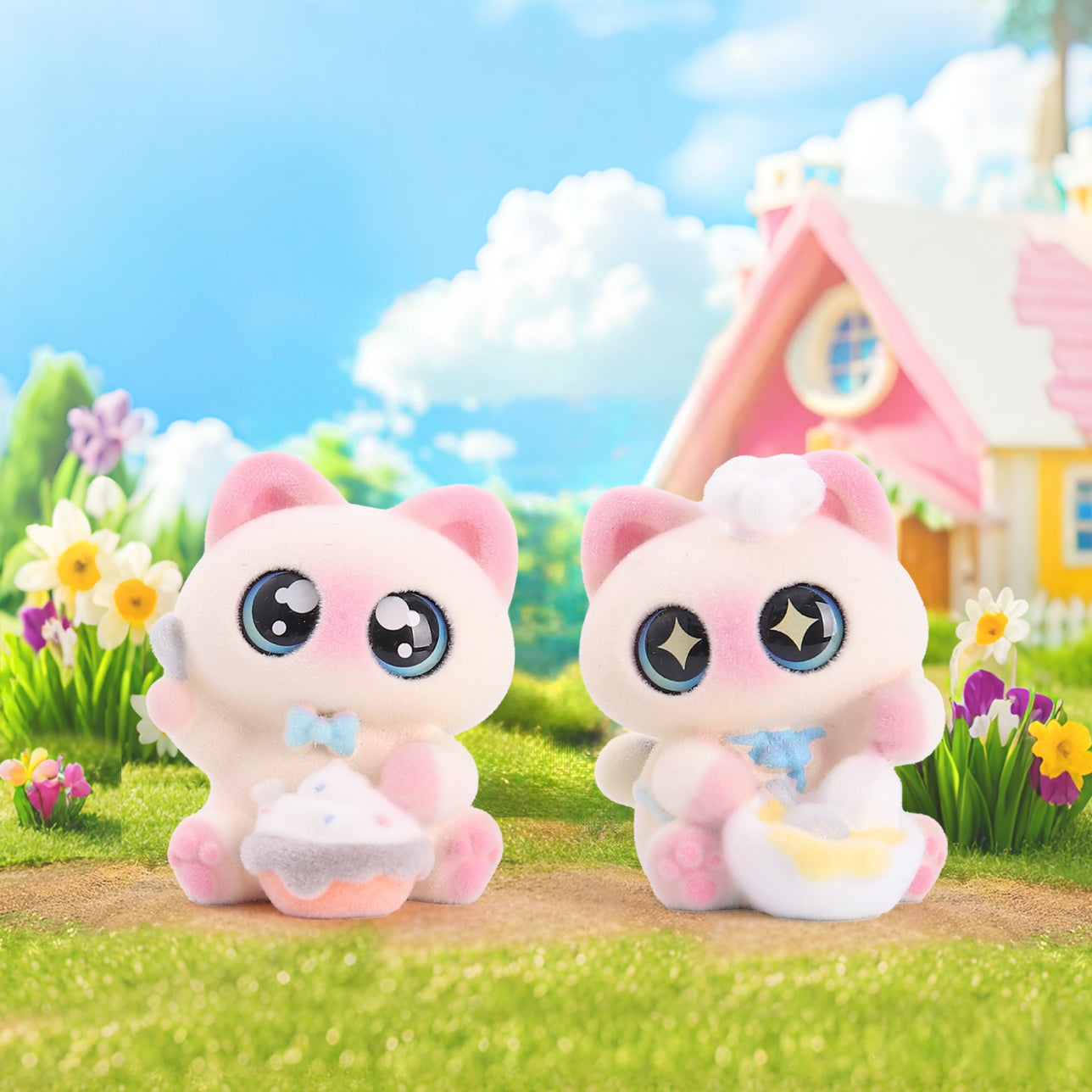 71277 Siamese Big Eye Cat Blind Box-12