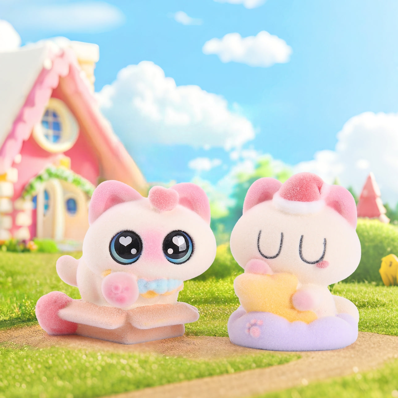 71277 Siamese Big Eye Cat Blind Box-12