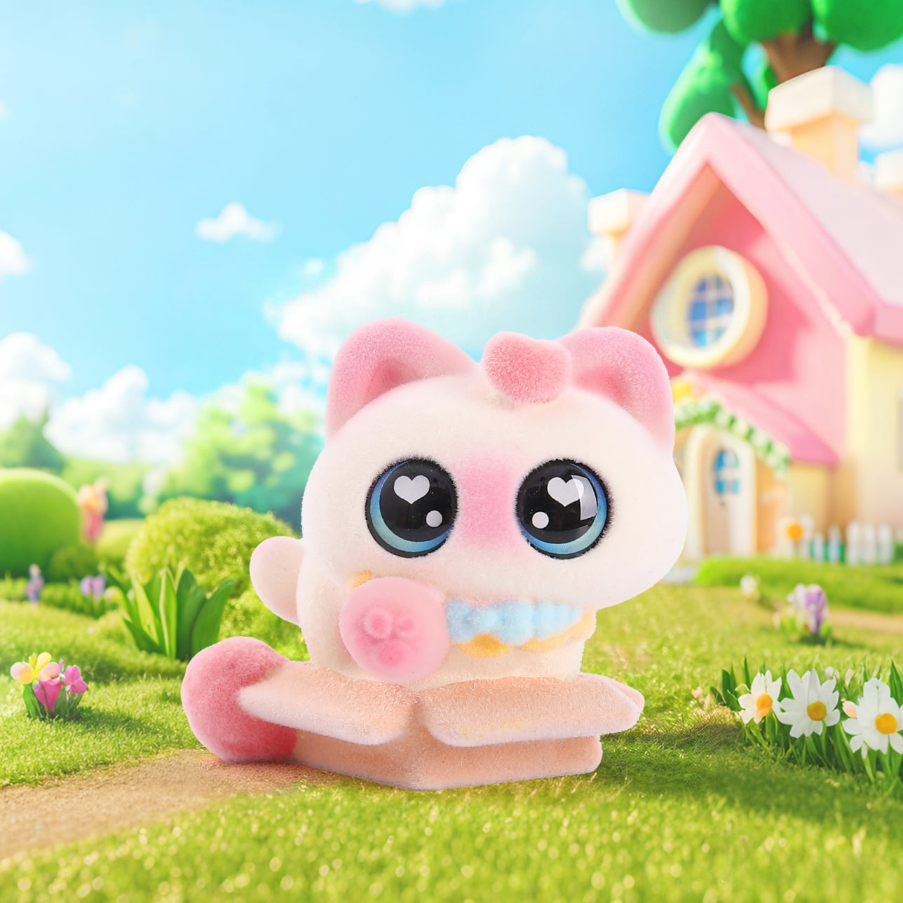 71277 Siamese Big Eye Cat Blind Box-12