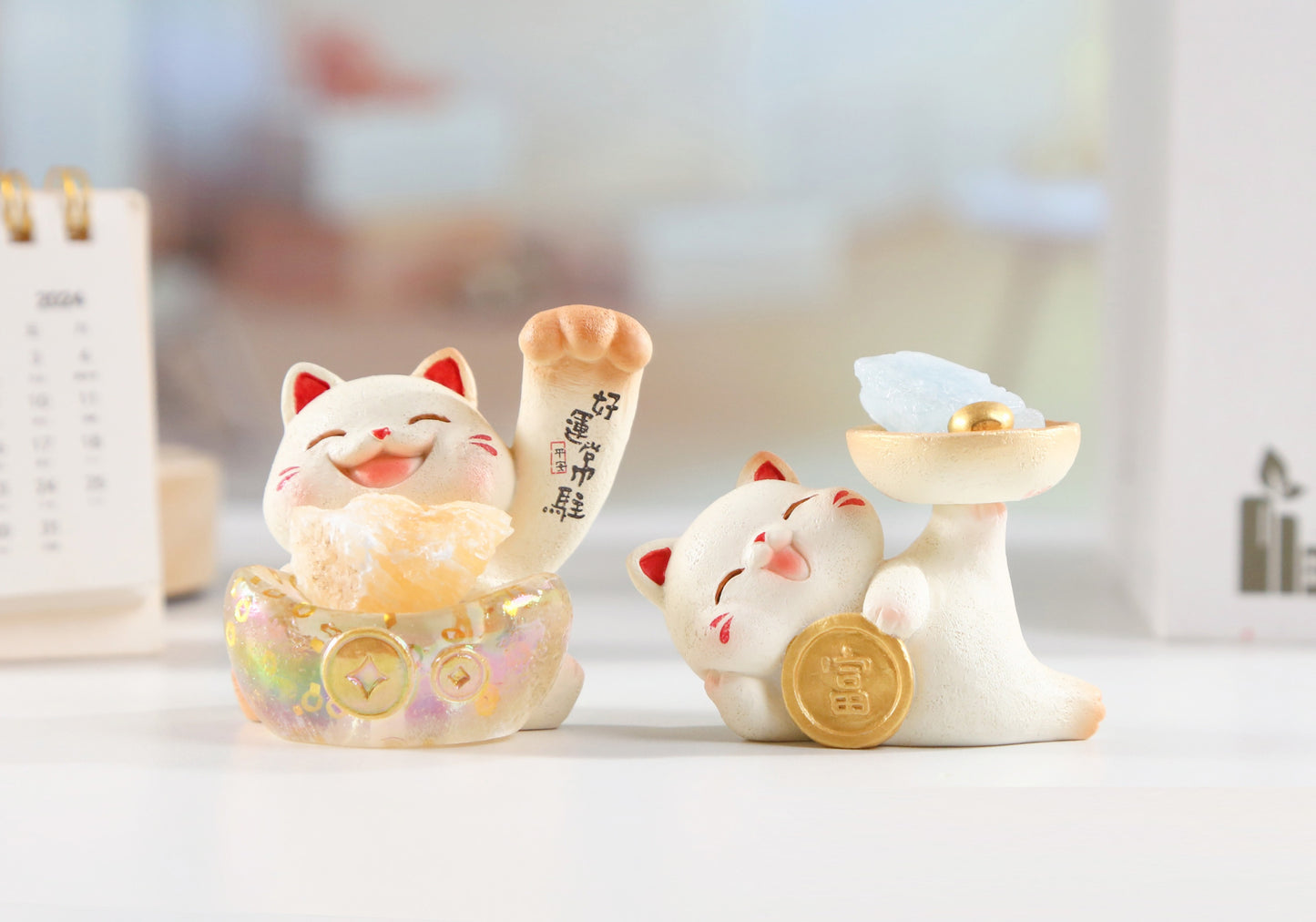 71310 Maneki Lucky Cat Crystal Blind Box-6