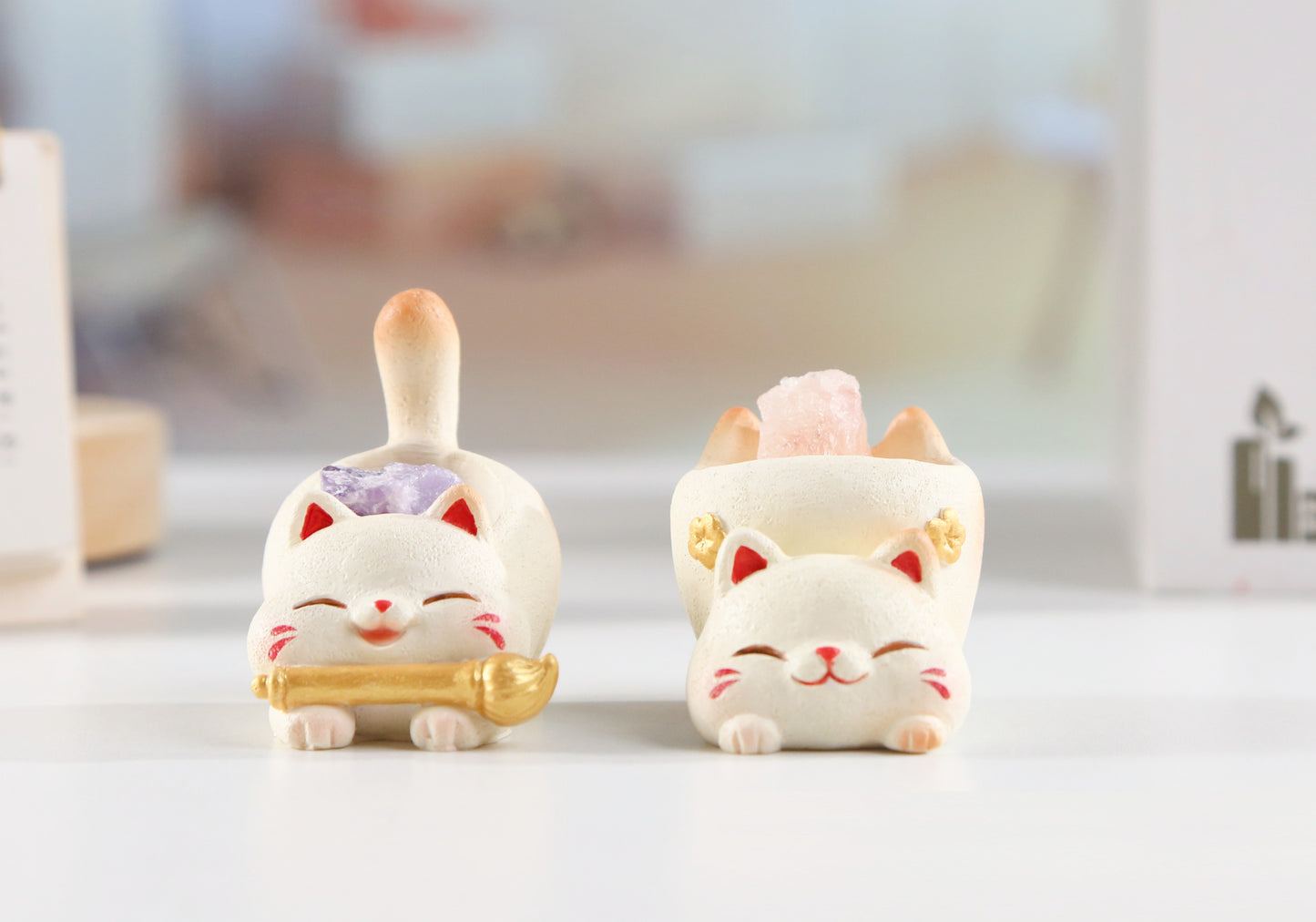 71310 Maneki Lucky Cat Crystal Blind Box-6