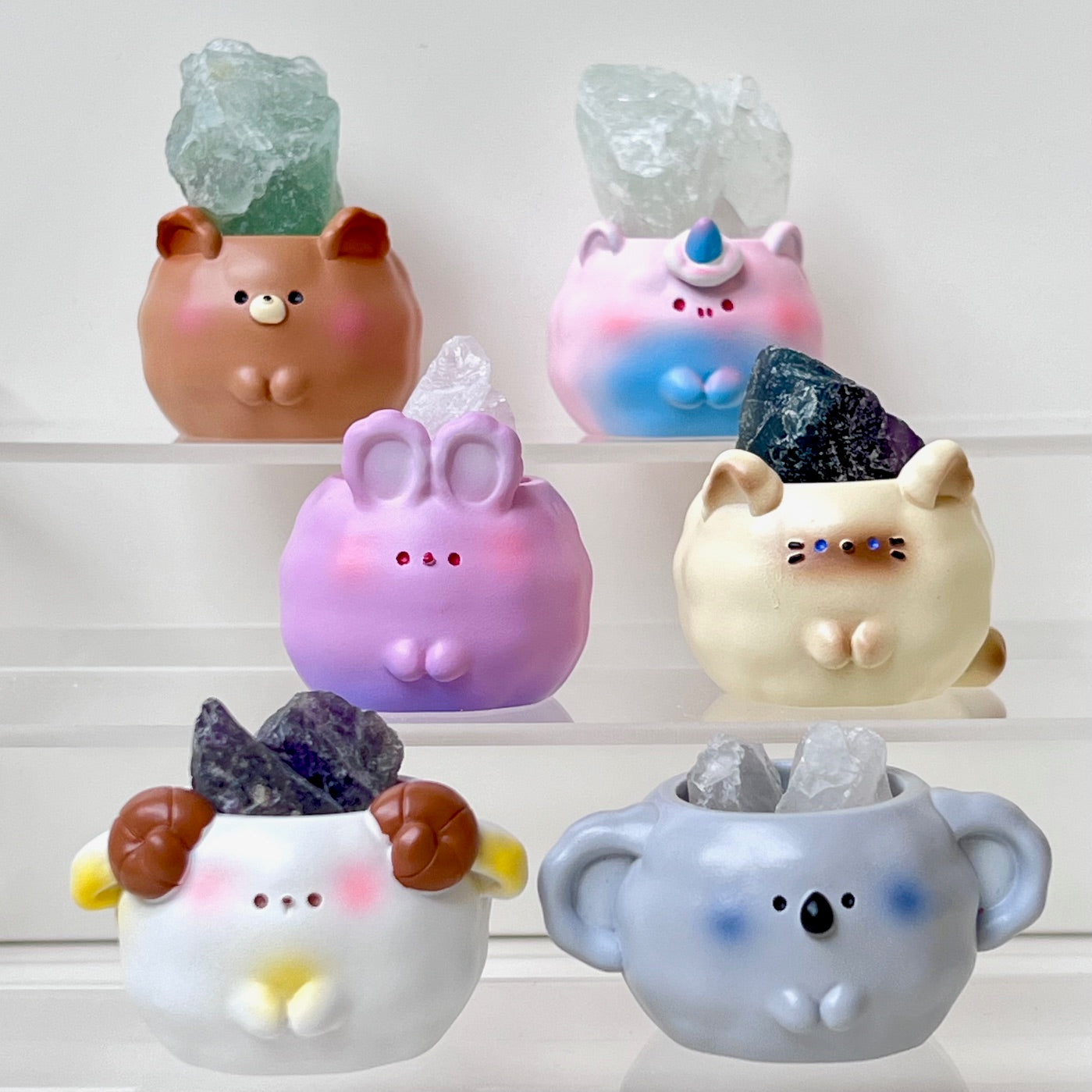 71312 Round Animal Crystal Blind Box-6