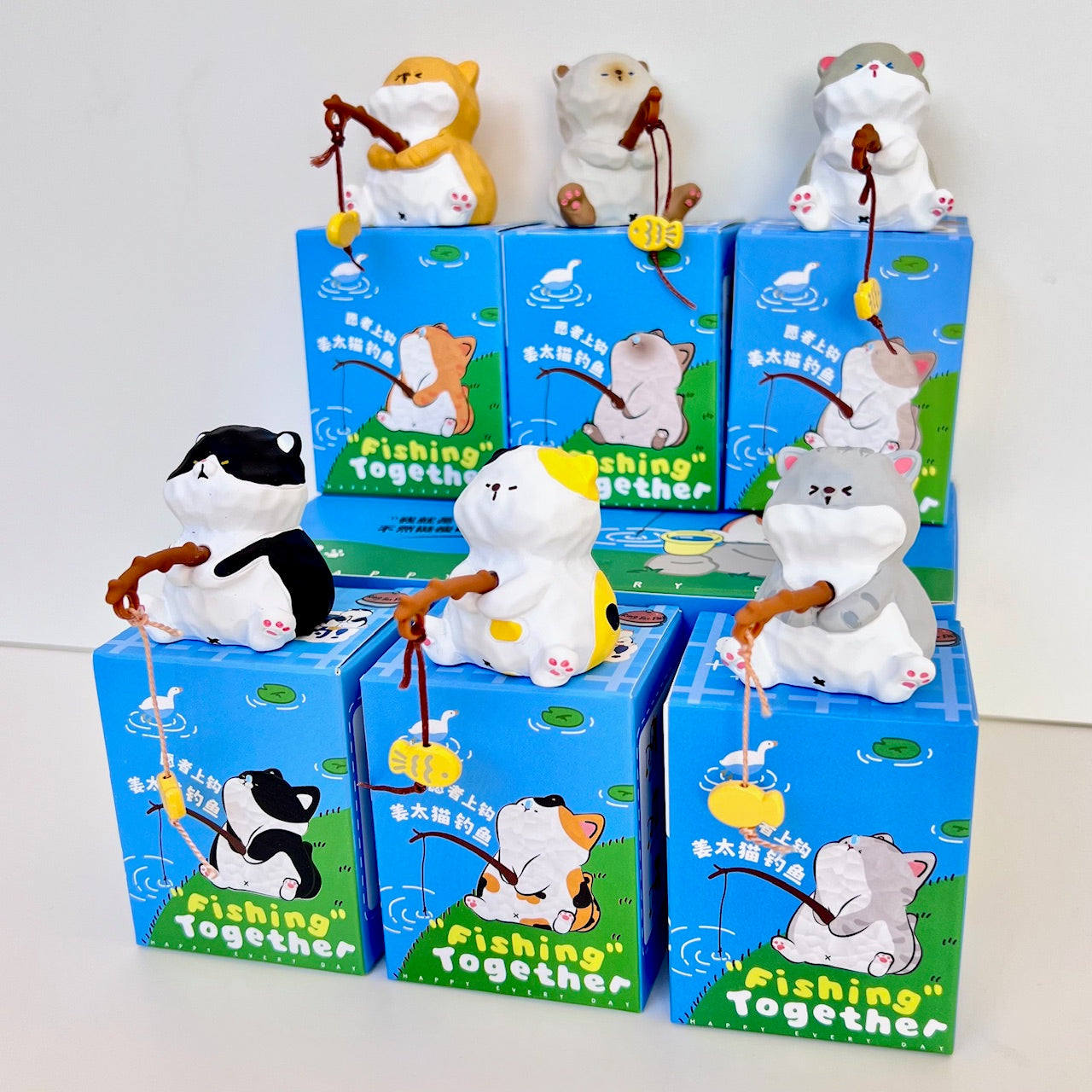 71322 Fishing Cat Family Blind Box-6