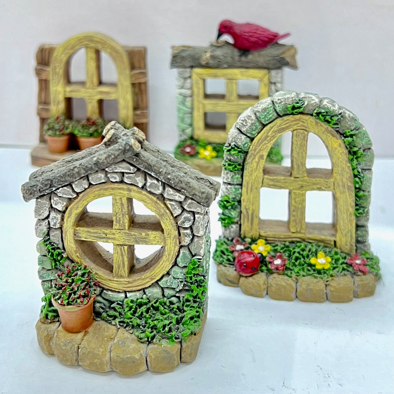 71807 WINDOWS MINIATURE HOUSE FIGURINES-4