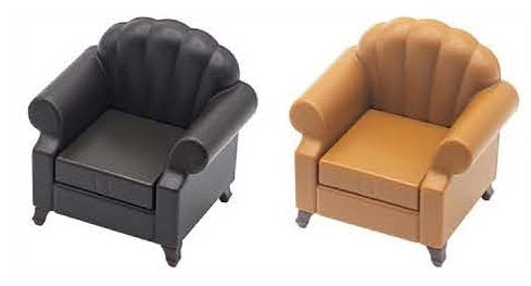 71852 MINIATURE SOFA BLACK & BROWN-10