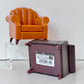 71852 MINIATURE SOFA BLACK & BROWN-10