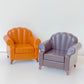 71852 MINIATURE SOFA BLACK & BROWN-10