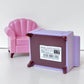 71853 MINIATURE SOFA PINK & PURPLE-10