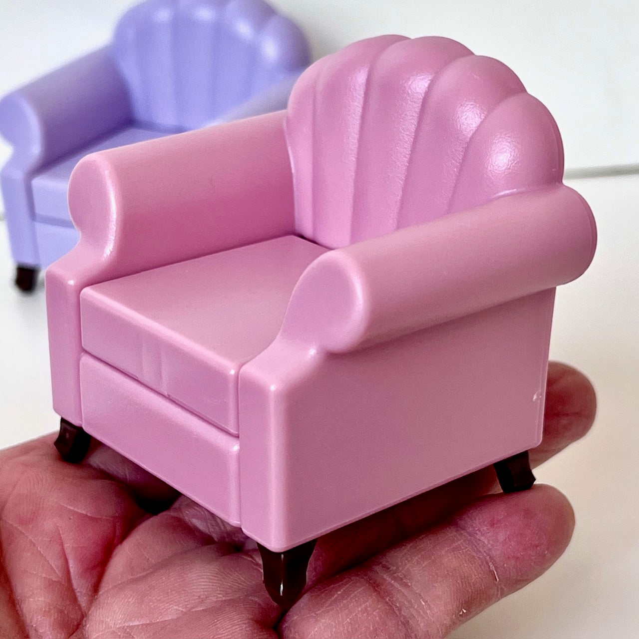 71853 MINIATURE SOFA PINK & PURPLE-10