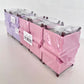 71853 MINIATURE SOFA PINK & PURPLE-10