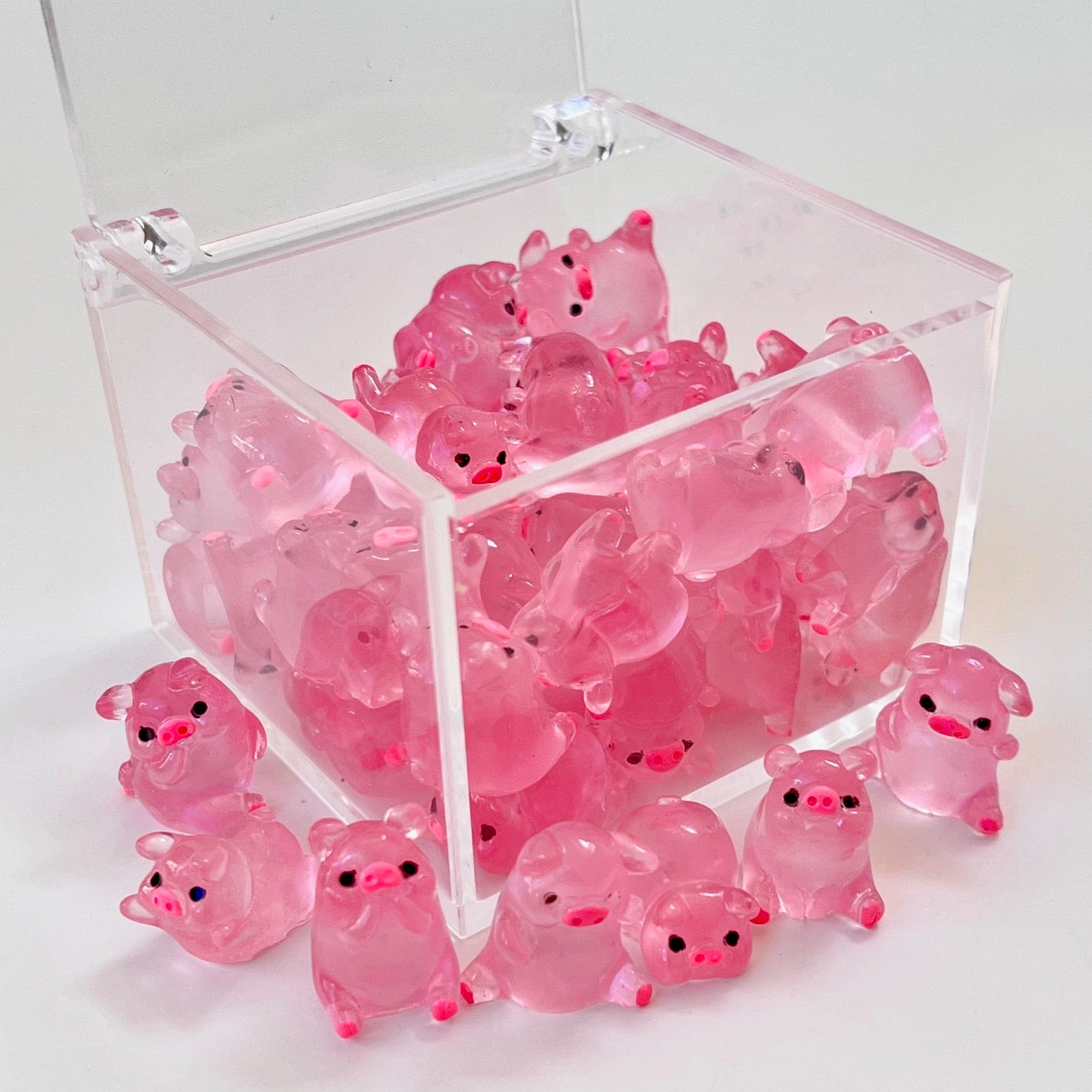 71913 Pink Piggy Miniature Figurines-50