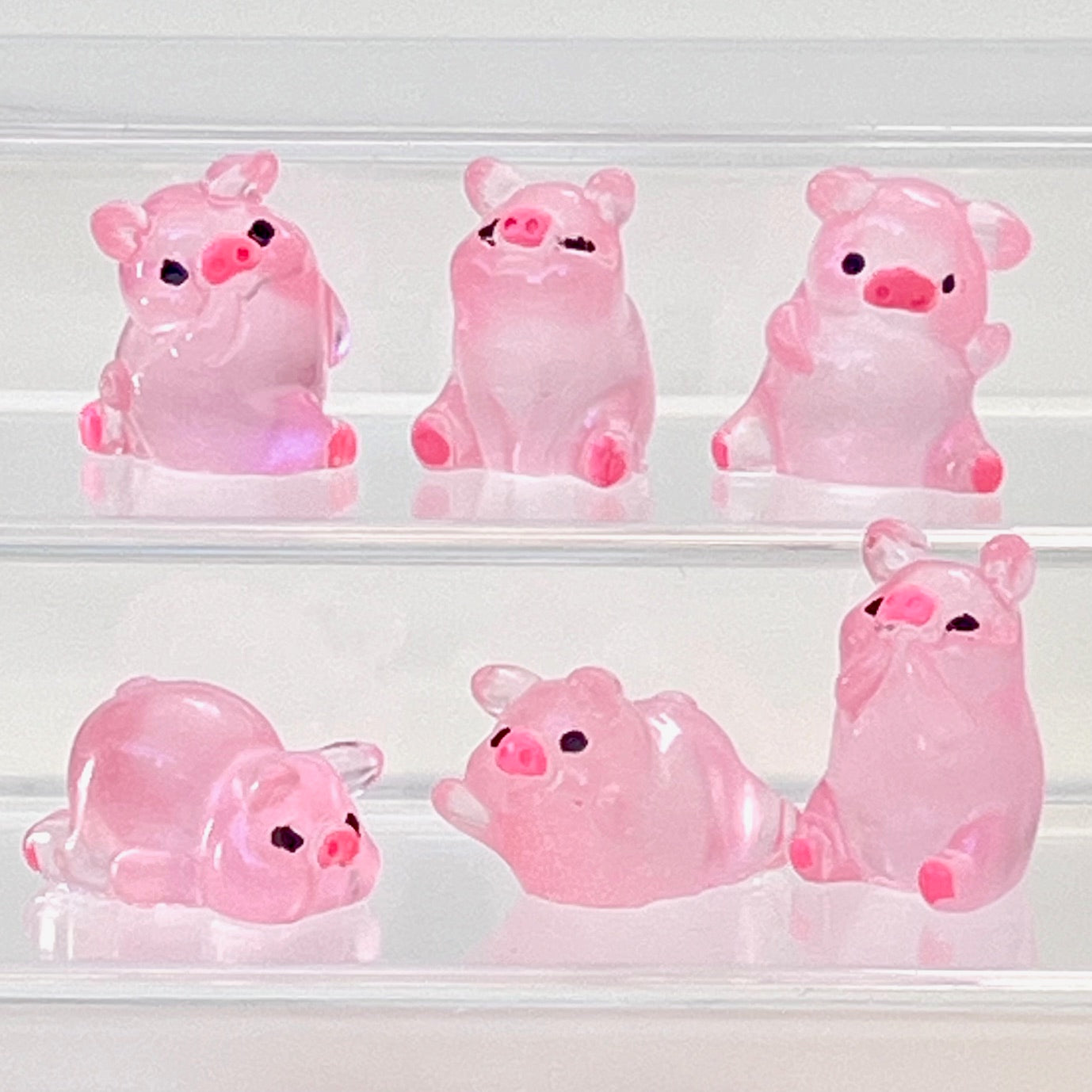 71913 Pink Piggy Miniature Figurines-50