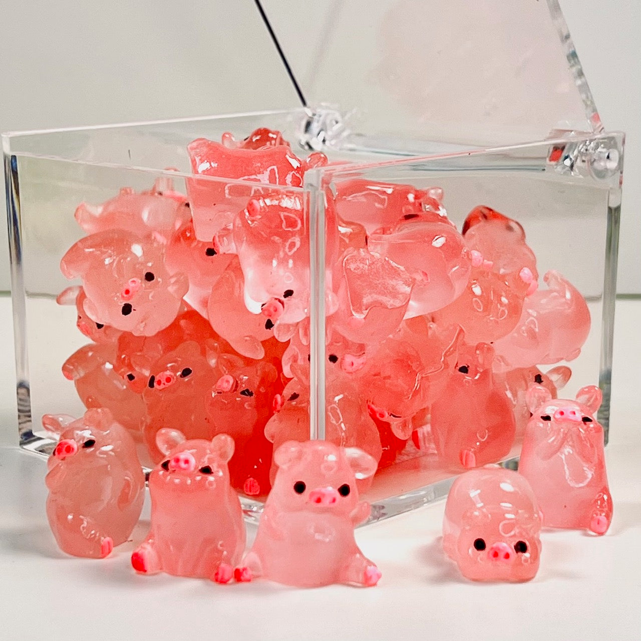 71913 Pink Piggy Miniature Figurines-50