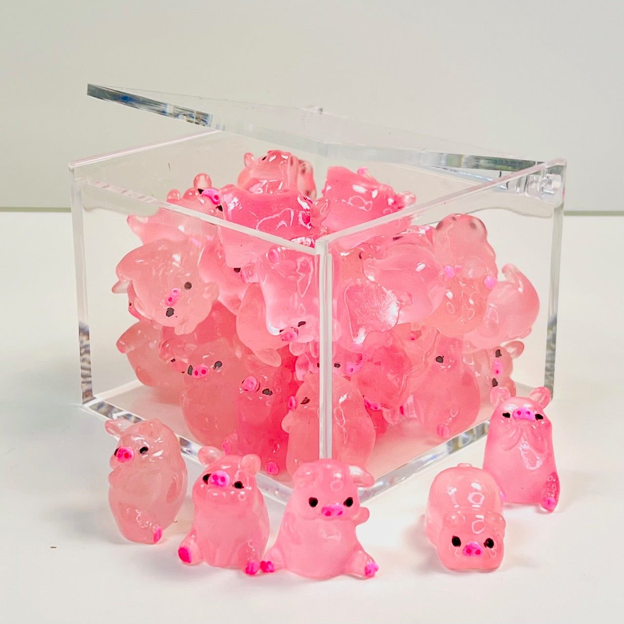 71913 Pink Piggy Miniature Figurines-50