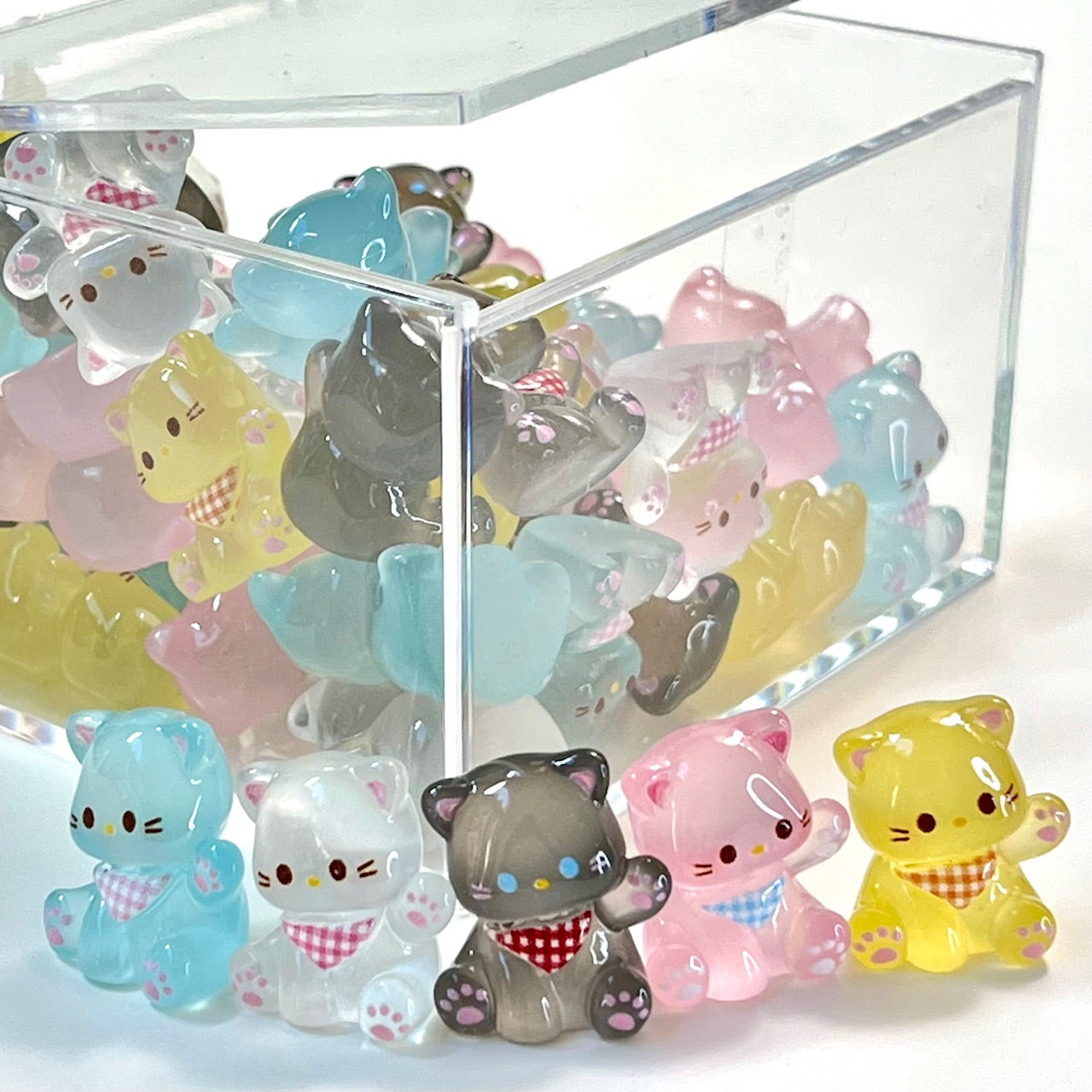 71923 Cat Glow In The Dark Miniature Figurines-60