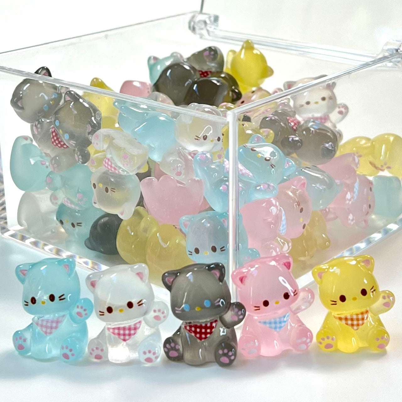 71923 Cat Glow In The Dark Miniature Figurines-60