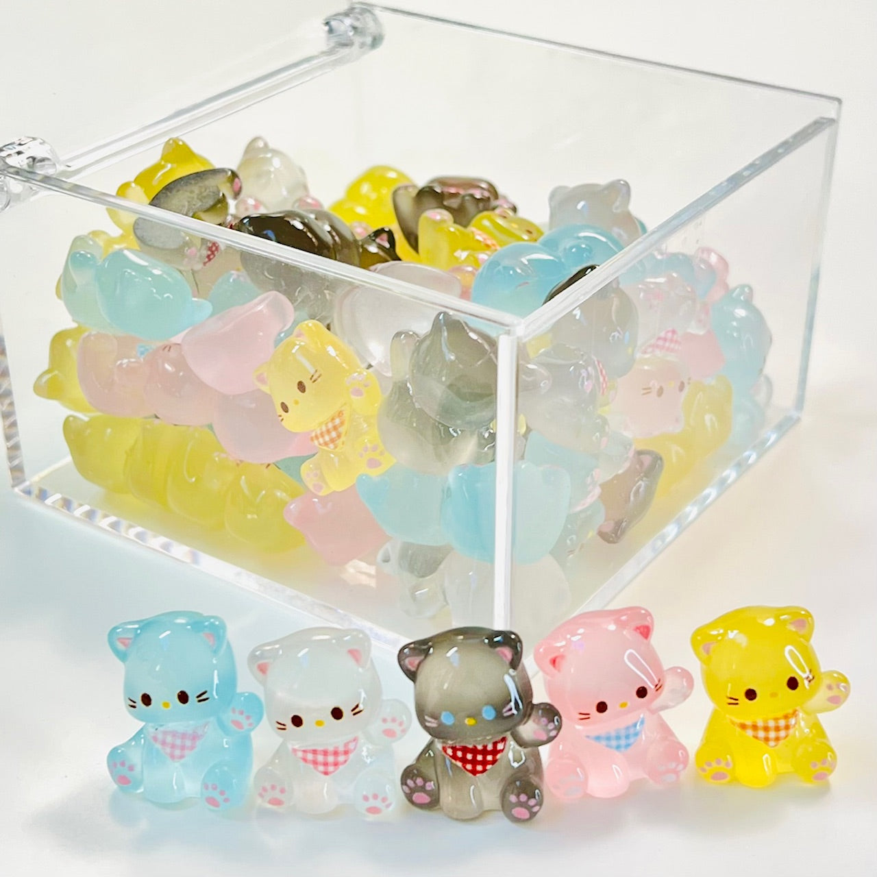 71923 Cat Glow In The Dark Miniature Figurines-60