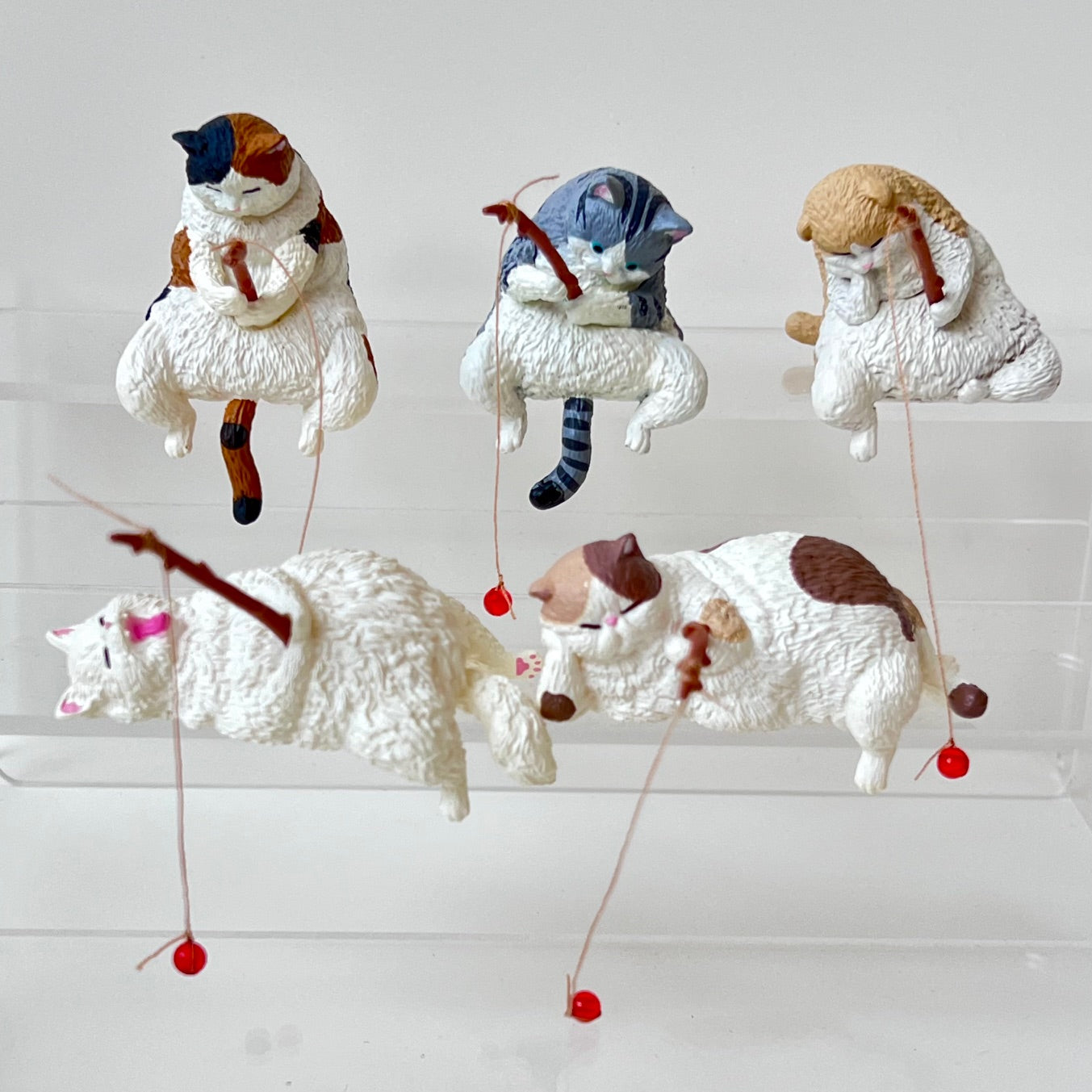 ceramic miniature fishing box 73055 Fishing Cats Vol.3 Blind Box-10