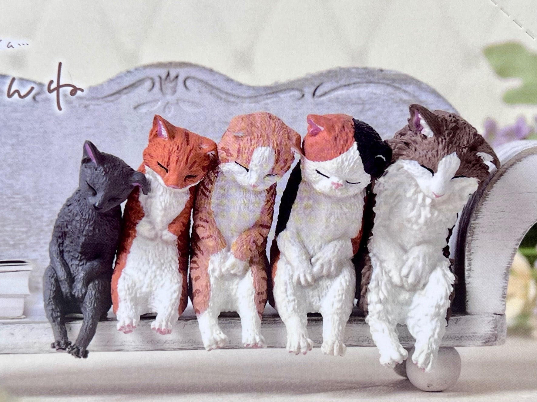 73093 Sleep Leaning Cats Blind Box-10 – BCmini