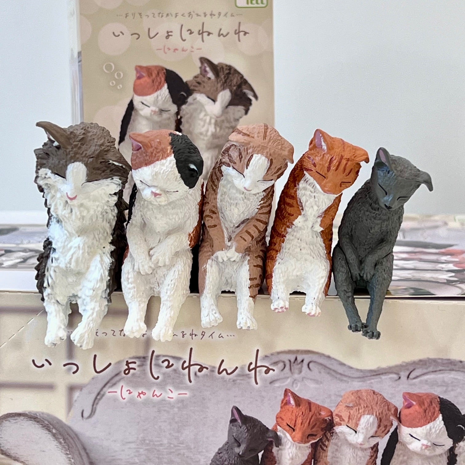73093 Sleep Leaning Cats Blind Box-10 – BCmini