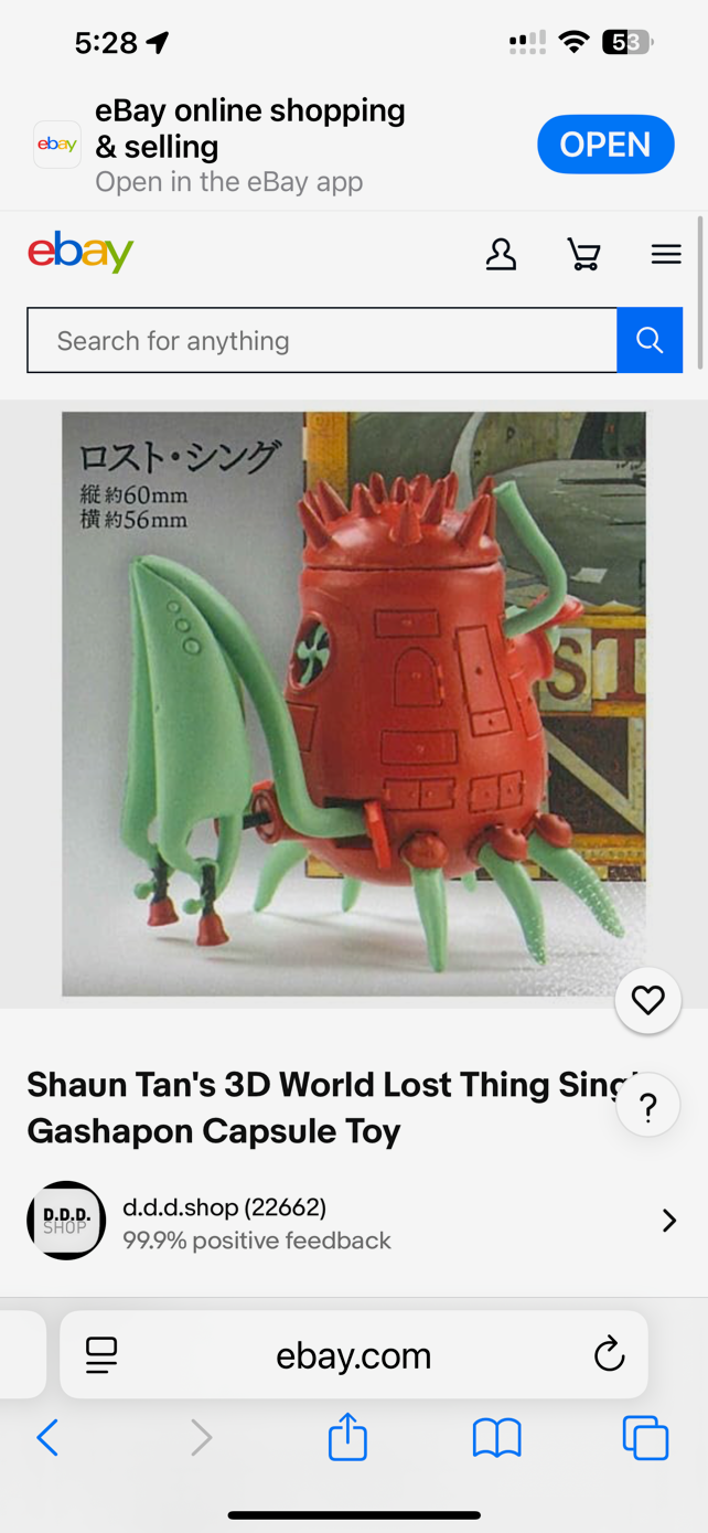 X 73111 Shaun Tan's Art Figurines Blind Box-DISCONTINUED