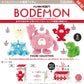 73154 Bodemon Monster Figurine Blind Box-12