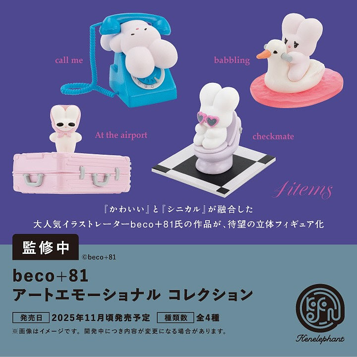 73175 Bunny Rabbit Art Emotional Figurines Blind Box-12