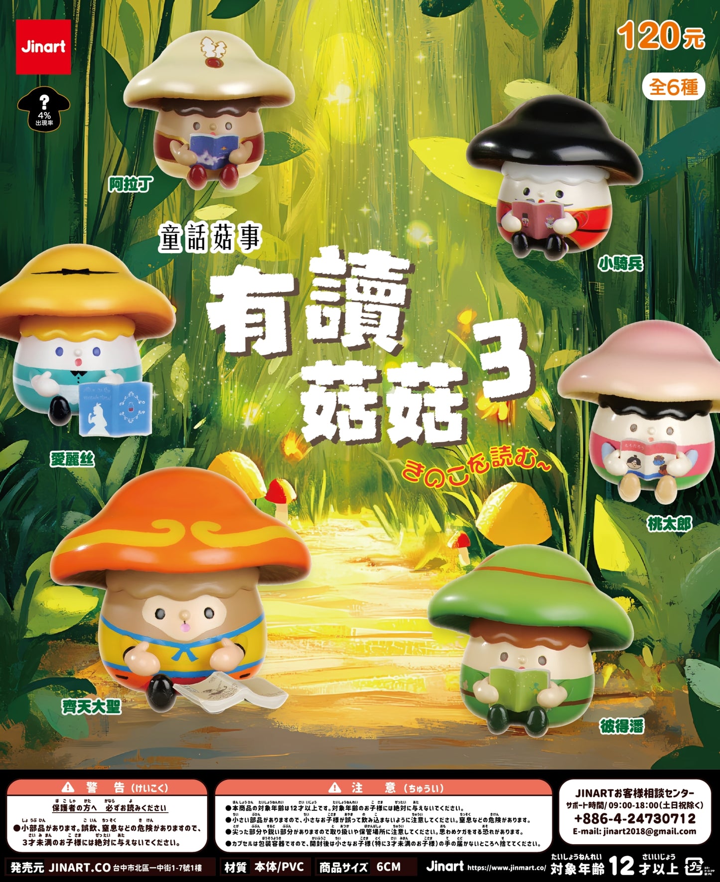 73188 Mushroom Buddy Vol.3 Blind Box-6