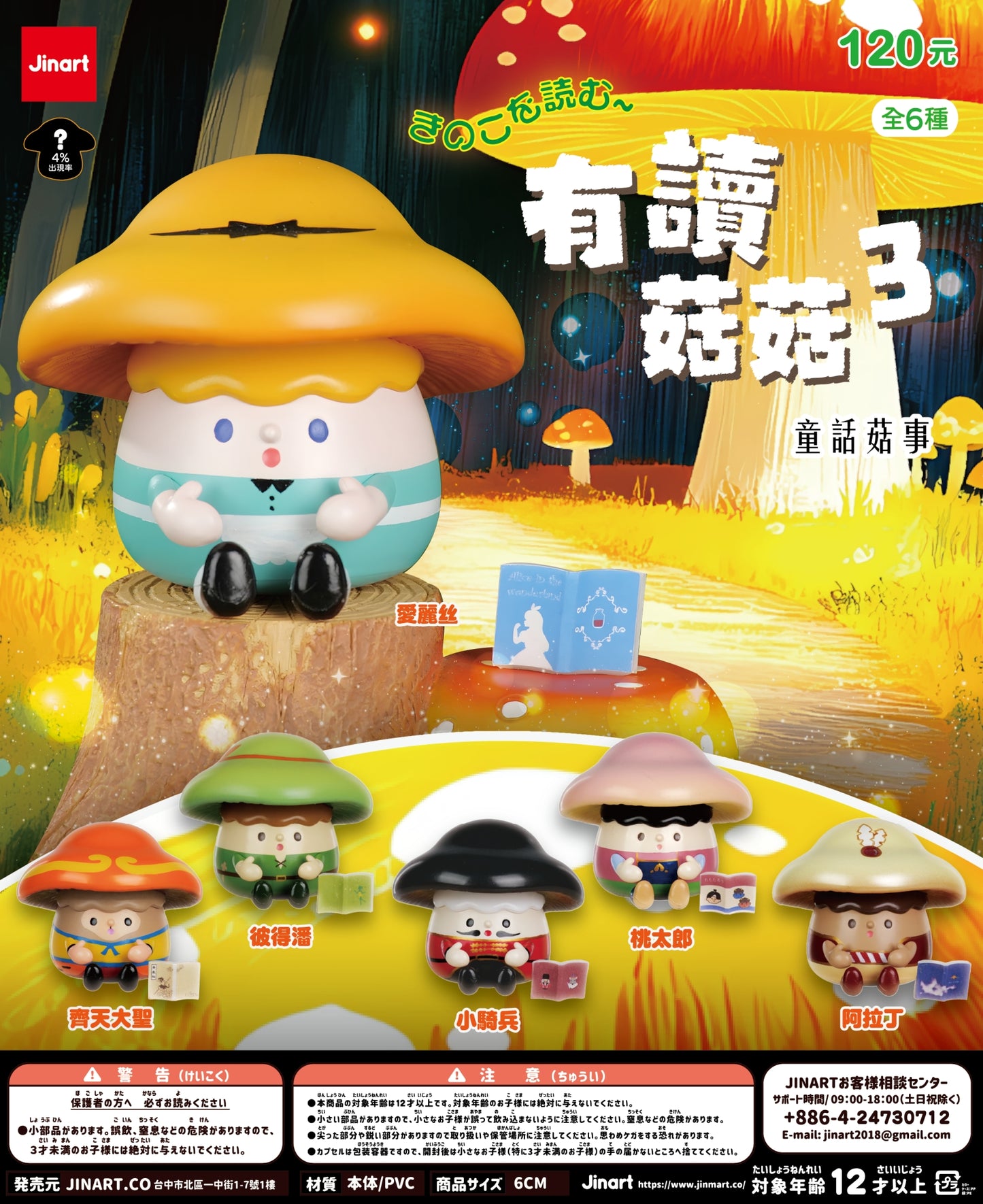 73188 Mushroom Buddy Vol.3 Blind Box-6