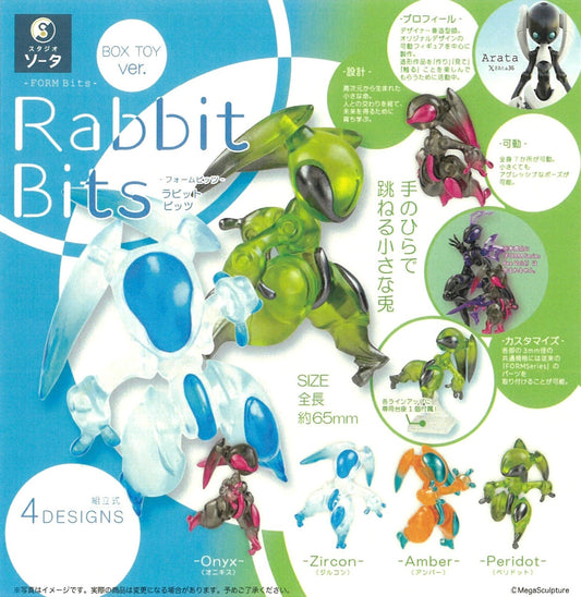 73204 Rabbit Bits Robot Mech Figurines Blind Box-4