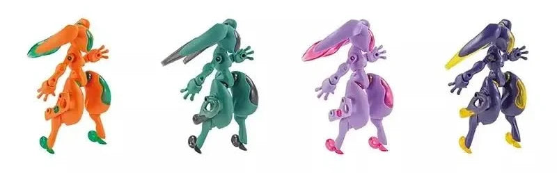 73204 Rabbit Bits Robot Mech Figurines Blind Box-4